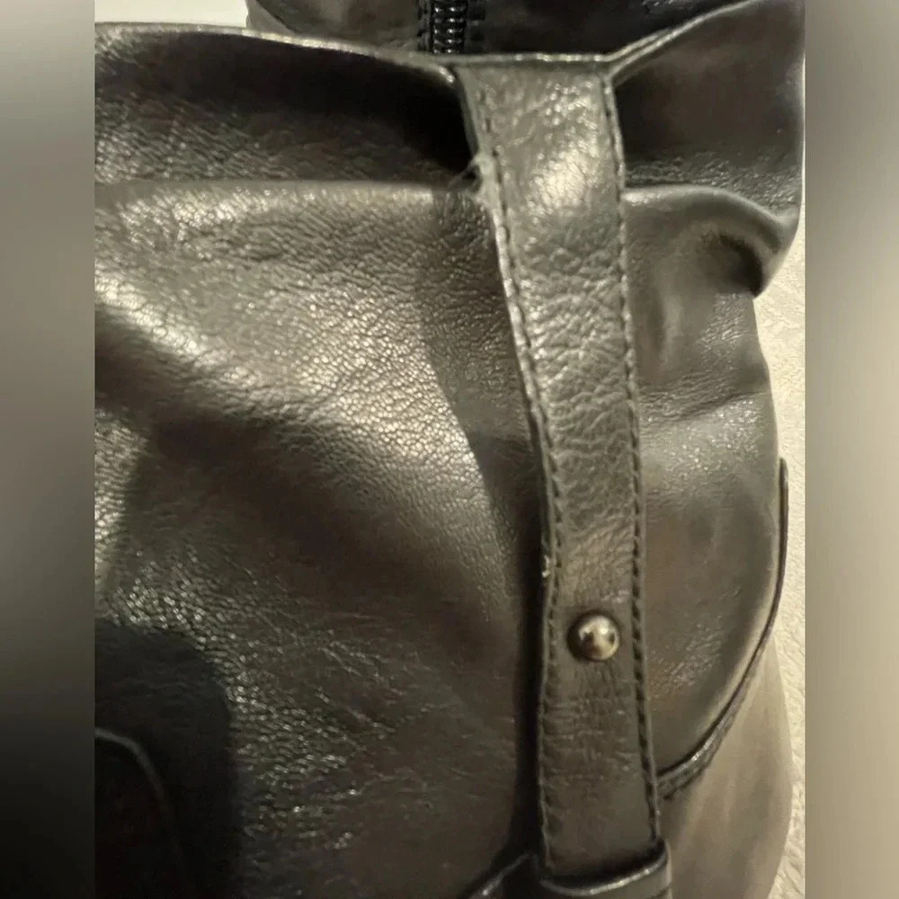 Amalfi by Rangoni Women's Vintage Italian High Heel Black Boots, Soft Leather 11 - Picture 6 of 15